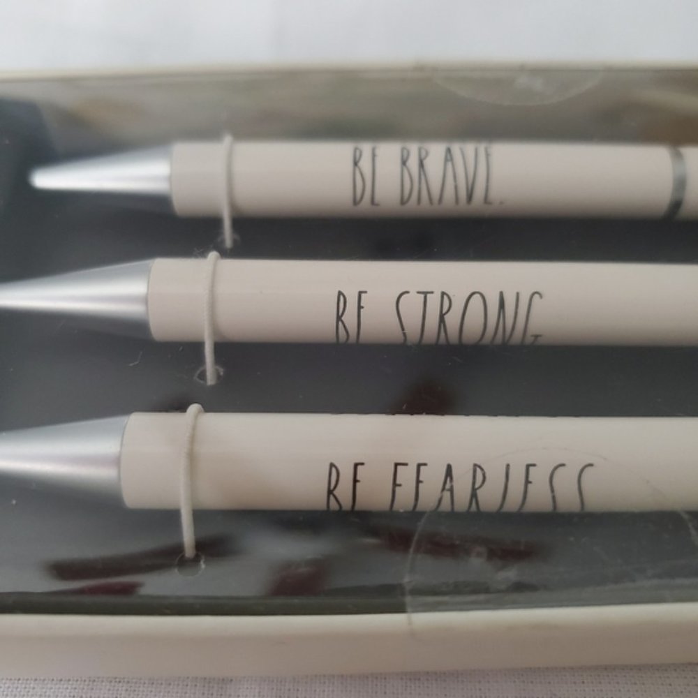 🆕️  Rae Dunn Ballpoint Pen Set of 3